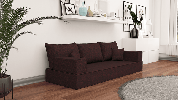 Linen Floor Couch, Floor Sofa , Bohemian furniture, Floor Pouf, Floor Seating, Sofa Living Couch, Floor Seat, Floor Cushion