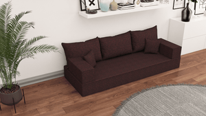 Linen Floor Couch, Floor Sofa , Bohemian furniture, Floor Pouf, Floor Seating, Sofa Living Couch, Floor Seat, Floor Cushion