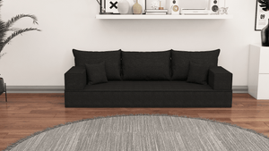 Linen Floor Couch, Floor Sofa , Bohemian furniture, Floor Pouf, Floor Seating, Sofa Living Couch, Floor Seat, Floor Cushion