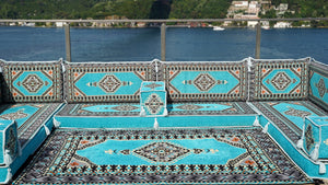 8'' Thickness U Sofa Set, Floor Pillows, Arabic Jalsa Set, Floor Cushions Set