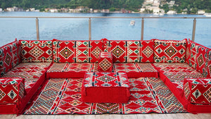 8'' Thickness U Sofa Set, Arabic Majlis, Sectional Sofas, Floor Cushions, Arabic Sofa