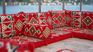 8'' Thickness U Sofa Set, Arabic Majlis, Sectional Sofas, Floor Cushions, Arabic Sofa