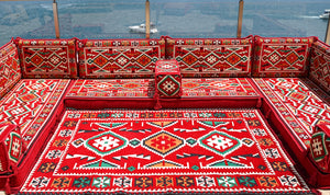 8'' Thickness U Sofa Set, Arabic Jalsa, Floor Cushions, Majlis Sofa Seating