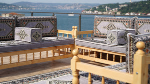 Turkish Wooden Bench Sofa Sets, Arabic Majlis Sofa, Floor Cushions Set, Yemeni Majlis, Garden Sofa Set, Patio Benches, Arabic Floor Sofa Set, Moroccan Bench Cushion