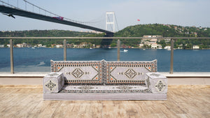 8'' Thickness Sofa Set, Gray Window Seat, Bench Cushion, Floor Couch, Reading Sofa, Meditation Yoga Sofa