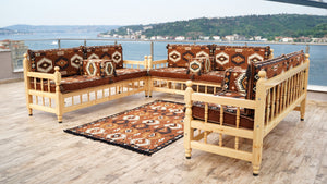 Red Corner Sofa Seating Set, Patio Benches, Arabic Floor Cushions, Wooden Bench Sofa Sets, Outdoor Furniture, Moroccan Bench Cushion, Yemeni Majlis