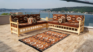 Red Corner Sofa Seating Set, Patio Benches, Arabic Floor Cushions, Wooden Bench Sofa Sets, Outdoor Furniture, Moroccan Bench Cushion, Yemeni Majlis
