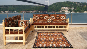 Red Corner Sofa Seating Set, Patio Benches, Arabic Floor Cushions, Wooden Bench Sofa Sets, Outdoor Furniture, Moroccan Bench Cushion, Yemeni Majlis