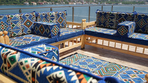 Single Pine Tree Wooden Bench, Outdoor Furniture, Wooden Bench Sofa Sets, Patio Benches, Floor Cushions, Moroccan Bench Cushion