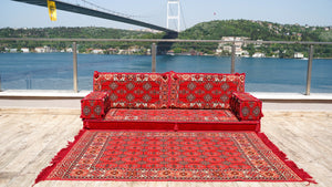8'' Thickness Sofa Set, Arabic Sofa, Reading Sofa, Floor Couch, Reading Loveseats, Moroccan Cushion