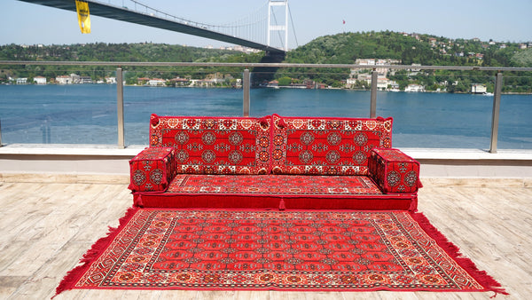 8'' Thickness Sofa Set, Arabic Sofa, Reading Sofa, Floor Couch, Reading Loveseats, Moroccan Cushion