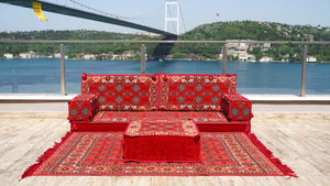 8'' Thickness Sofa Set, Arabic Sofa, Reading Sofa, Floor Couch, Reading Loveseats, Moroccan Cushion