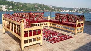 Living Room Couch, Wooden Bench Sofa Sets, Garden Sofa Set, Floor Cushions, Pine Tree Handmade Wooden Bench, Arabic Furniture, Outdoor Furniture