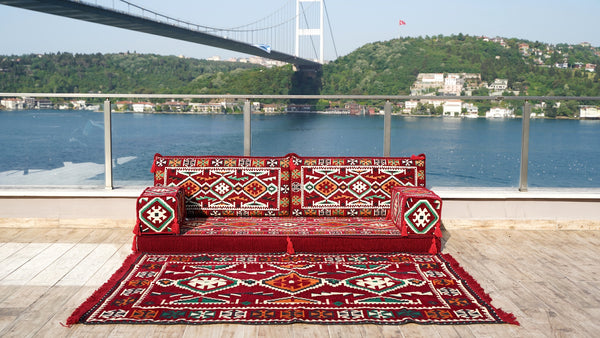 8'' Thickness Sofa Set, Floor Couch, Reading Sofa Pillow, Meditation Yoga Sofa, Healing Room Floor Cushion