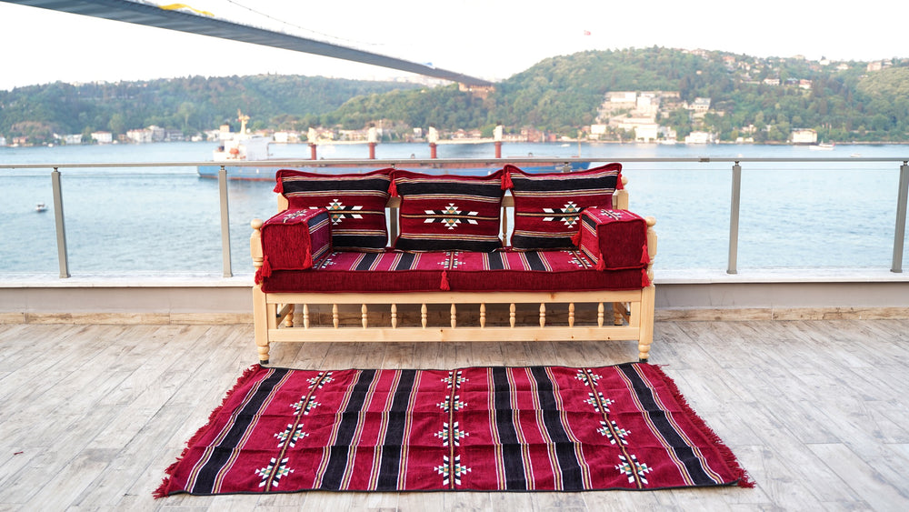 Outdoor Furniture, Wooden Bench Sofa Sets, Floor Cushions, Arabic Majlis, Moroccan Bench Cushion, Patio Furniture, Garden Sofa Set, Pine Tree Wooden Bench, Arabic Furniture