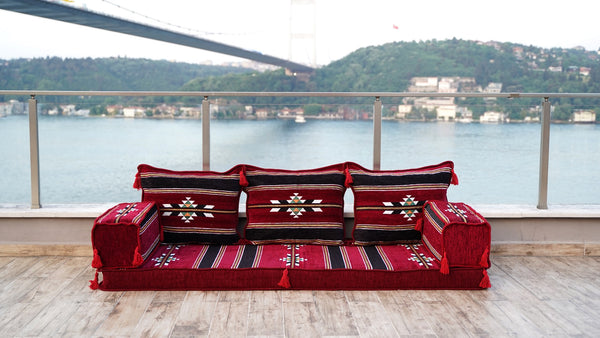 8'' Thickness Sofa Set, Window Seat, Floor Sofa Seating, Arabic Majlis, Reading Sofa Pillow