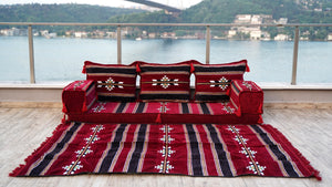 8'' Thickness Sofa Set, Window Seat, Floor Sofa Seating, Arabic Majlis, Reading Sofa Pillow