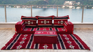 8'' Thickness Sofa Set, Window Seat, Floor Sofa Seating, Arabic Majlis, Reading Sofa Pillow