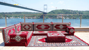 8'' Thickness L Sofa Set, Corner Floor Couch, Sectional Sofas, Yoga Sofa Sets, Handmade Living Room Furniture