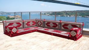 8'' Thickness L Sofa Set, Corner Floor Couch, Sectional Sofas, Yoga Sofa Sets, Handmade Living Room Furniture