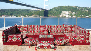 8'' Thickness U Sofa Set, Floor Seating, Arabic Majlis, Sectional Sofas, Floor Cushions