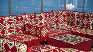 8'' Thickness U Sofa Set, Floor Seating, Arabic Majlis, Sectional Sofas, Floor Cushions