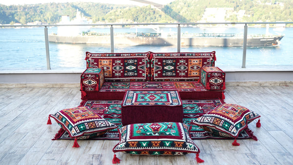 8'' dickes Sofa-Set, Bankkissen, 8" dicke Bodenliege, Lese-Sofa-Kissen, Meditations-Yoga-Liebe