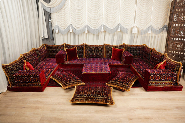 Diwan Sofa Sets, Floor Couch, Arabic Majlis Sofa, Moroccan Floor Sofa, Bohemian Floor Seating, Ethnic Floor Cushion, Traditional Floor Sofa