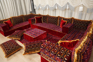 Diwan Sofa Sets, Floor Couch, Arabic Majlis Sofa, Moroccan Floor Sofa, Bohemian Floor Seating, Ethnic Floor Cushion, Traditional Floor Sofa