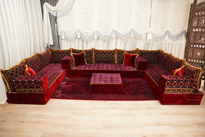 Diwan Sofa Sets, Floor Couch, Arabic Majlis Sofa, Moroccan Floor Sofa, Bohemian Floor Seating, Ethnic Floor Cushion, Traditional Floor Sofa