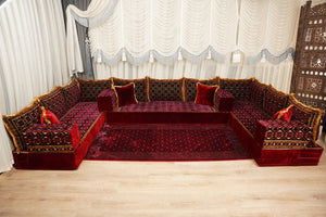 Diwan Sofa Sets, Floor Couch, Arabic Majlis Sofa, Moroccan Floor Sofa, Bohemian Floor Seating, Ethnic Floor Cushion, Traditional Floor Sofa