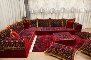 Diwan Sofa Sets, Floor Couch, Arabic Majlis Sofa, Moroccan Floor Sofa, Bohemian Floor Seating, Ethnic Floor Cushion, Traditional Floor Sofa