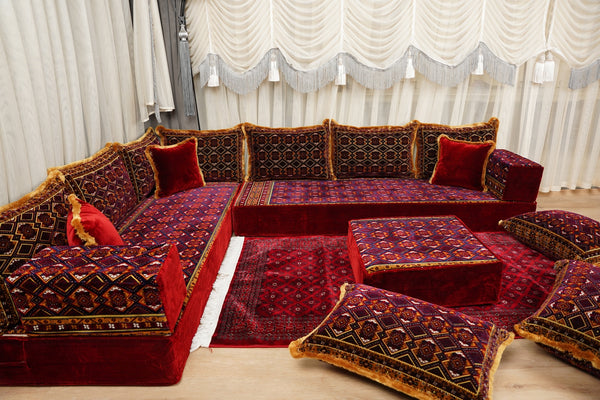 Diwan Sofa Sets, Floor Couch, Arabic Majlis Sofa, Moroccan Floor Sofa, Bohemian Floor Seating, Ethnic Floor Cushion, Traditional Floor Sofa