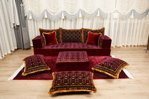 Diwan Sofa Sets, Floor Couch, Arabic Majlis Sofa, Moroccan Floor Sofa, Bohemian Floor Seating, Ethnic Floor Cushion, Traditional Floor Sofa