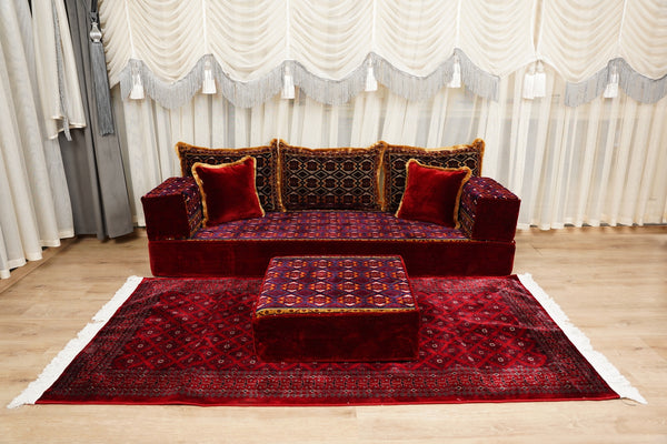 Diwan Sofa Sets, Floor Couch, Arabic Majlis Sofa, Moroccan Floor Sofa, Bohemian Floor Seating, Ethnic Floor Cushion, Traditional Floor Sofa