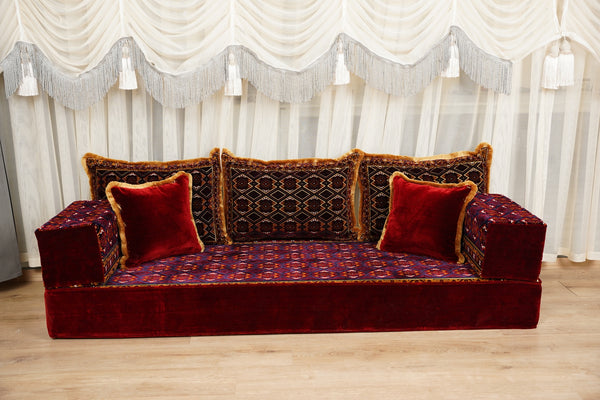 Diwan Sofa Sets, Floor Couch, Arabic Majlis Sofa, Moroccan Floor Sofa, Bohemian Floor Seating, Ethnic Floor Cushion, Traditional Floor Sofa