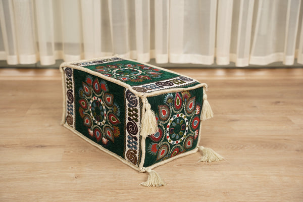 أريكة على طراز بوهو، أريكة جلوس أرضية عربية خضراء، أريكة مغربية، طقم جلوس أريكة ديوان، أريكة صالة عربية، طقم أريكة أرضية، جلسة عربية