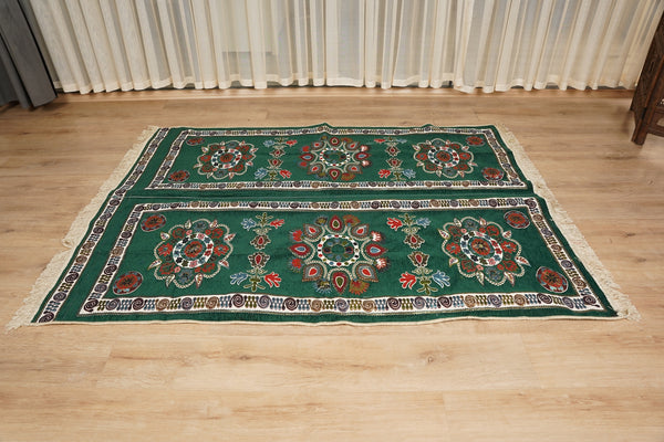 أريكة على طراز بوهو، أريكة جلوس أرضية عربية خضراء، أريكة مغربية، طقم جلوس أريكة ديوان، أريكة صالة عربية، طقم أريكة أرضية، جلسة عربية