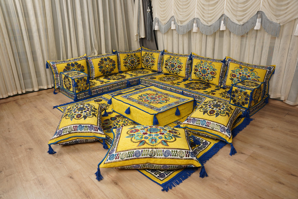 Diwan Sofa Sets, Bohemian Floor Seating, Floor Seating Sofa, Arabic Majlis, Turkish Floor Sofa Set, Sectional Sofas, Arabic Sofa Living Room Set