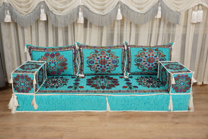 Traditional Diwan Sofa Sets, Turkish Floor Seating Set, Custom Made Sofa, جلوس عربي على الأرض, Boho Style Couch
