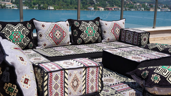 8'' Thickness L Sofa Set, Pallet Sectional Sofas, Corner Seating Sets, Pallet Sofas, Floor Cushions, Futon Sofa