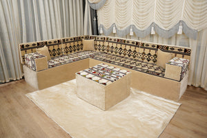 Arabic Floor Cushion, Diwan Sofa Sets, Ottoman Cushion Set, Arabic Floor Cushions, Moroccan Cushion, Sectional Sofa Set, Ethnic Floor Cushion