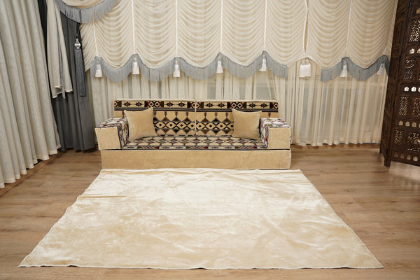 Traditional Arabic Floor Cushion, Diwan Sofa Sets, Ottoman Cushion, Handmade Arabic Floor Sofa, Arabic Majlis Sofa, Turkish Floor Sofa