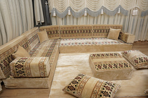 كنبة تركية أرضية، كنبة بوهو أرضية، طقم كنب ديوان، كنبة على الطراز المغربي، كنبة عربية أرضية مع وسائد، طقم جلسة عربية