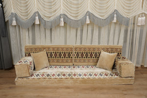 كنبة تركية أرضية، كنبة بوهو أرضية، طقم كنب ديوان، كنبة على الطراز المغربي، كنبة عربية أرضية مع وسائد، طقم جلسة عربية