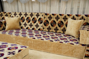 طقم وسائد أرضية، كنبة أرضية تركية، طقم كنب ديوان، كنبة مغربية، طقم كنب مقسم، طقم كنب غرفة معيشة على طراز بوهو، كنبة أرضية عربية