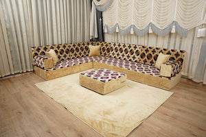 طقم وسائد أرضية، كنبة أرضية تركية، طقم كنب ديوان، كنبة مغربية، طقم كنب مقسم، طقم كنب غرفة معيشة على طراز بوهو، كنبة أرضية عربية