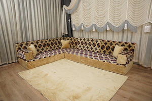 طقم وسائد أرضية، كنبة أرضية تركية، طقم كنب ديوان، كنبة مغربية، طقم كنب مقسم، طقم كنب غرفة معيشة على طراز بوهو، كنبة أرضية عربية