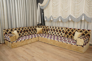 طقم وسائد أرضية، كنبة أرضية تركية، طقم كنب ديوان، كنبة مغربية، طقم كنب مقسم، طقم كنب غرفة معيشة على طراز بوهو، كنبة أرضية عربية