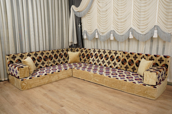 طقم وسائد أرضية، كنبة أرضية تركية، طقم كنب ديوان، كنبة مغربية، طقم كنب مقسم، طقم كنب غرفة معيشة على طراز بوهو، كنبة أرضية عربية